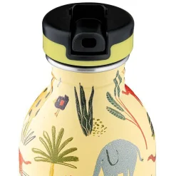 Online 24Bottles Urban Drikkeflaske med Sports Låg og Stone Finish, jungle friends