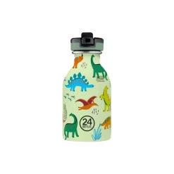 New 24Bottles Urban Drikkeflaske med Sports Låg, jurassic friends