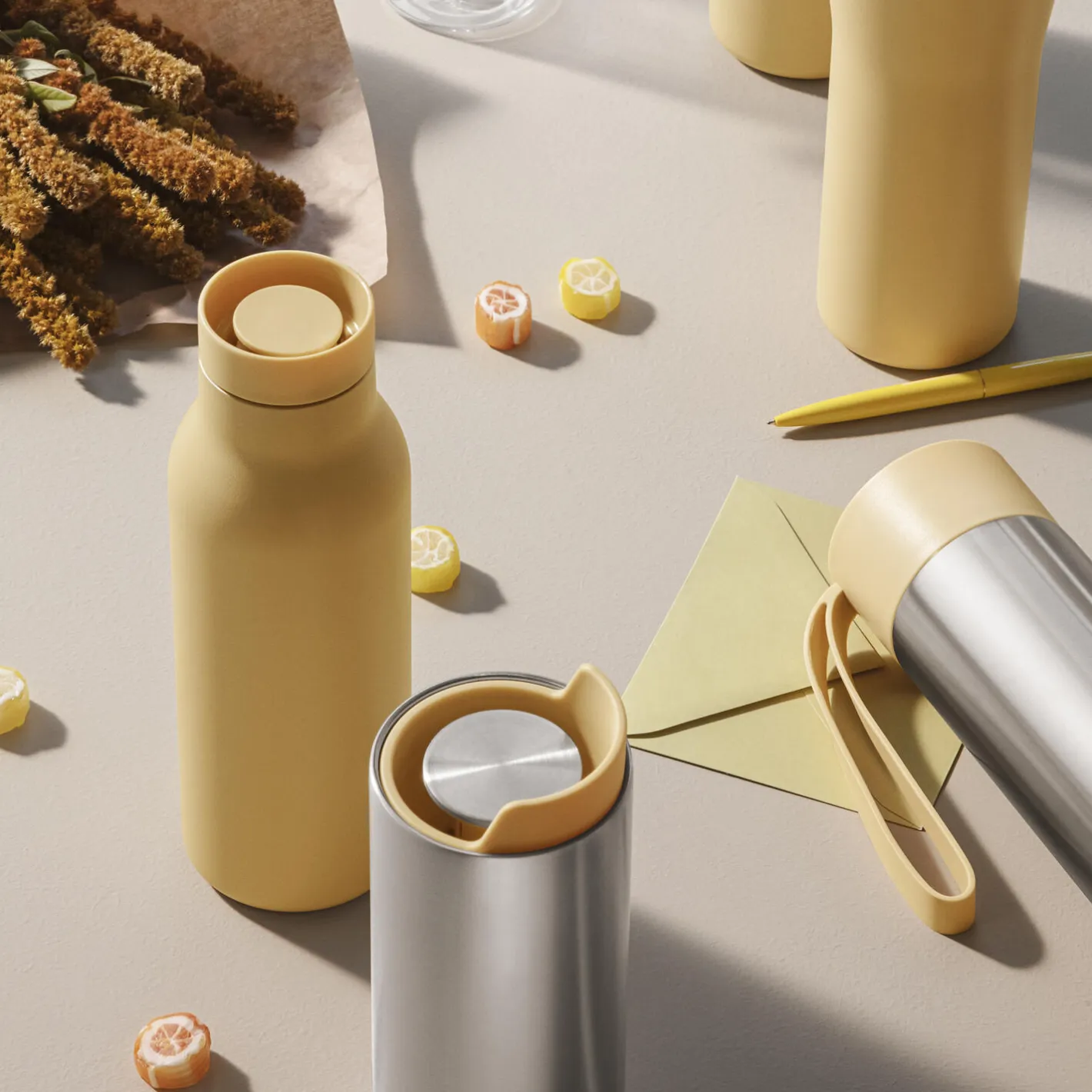 Eva Solo Urban termoflaske, golden sand> To Go