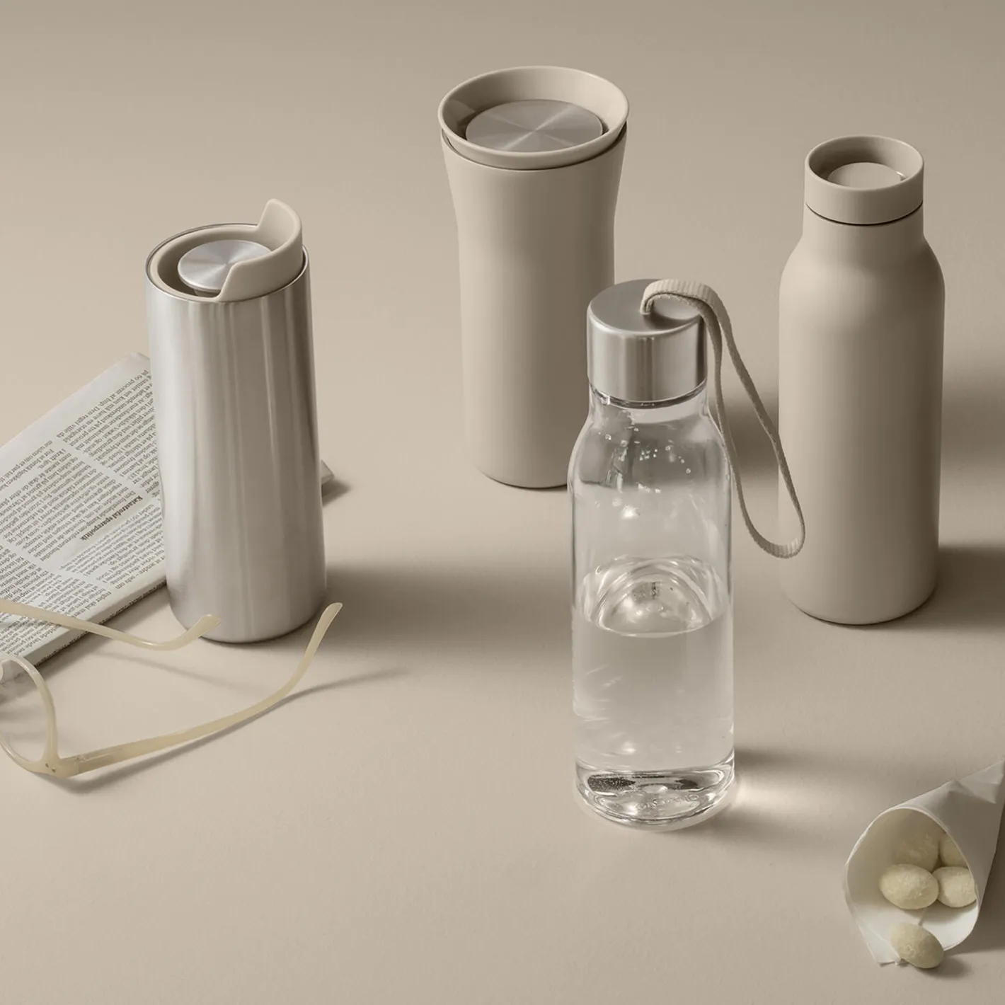 New Eva Solo Urban To Go Cup Recycled, pearl beige