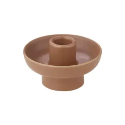 Outlet Blomus VELA Rund Lysestage S, amber brown