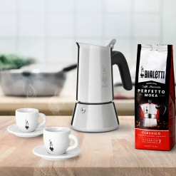 Clearance Bialetti Venus espressokande 4 kopper, sølv krom
