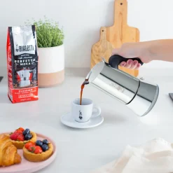 Clearance Bialetti Venus espressokande 4 kopper, sølv krom