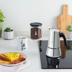 Clearance Bialetti Venus espressokande 4 kopper, sølv krom