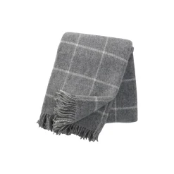 Sale Klippan Yllefabrik Vinga uld plaid, light grey