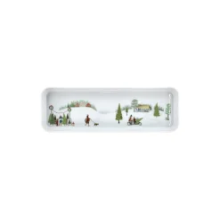 Pillivuyt Vinter rektangulært fad 36 cm> Skåle & Fade