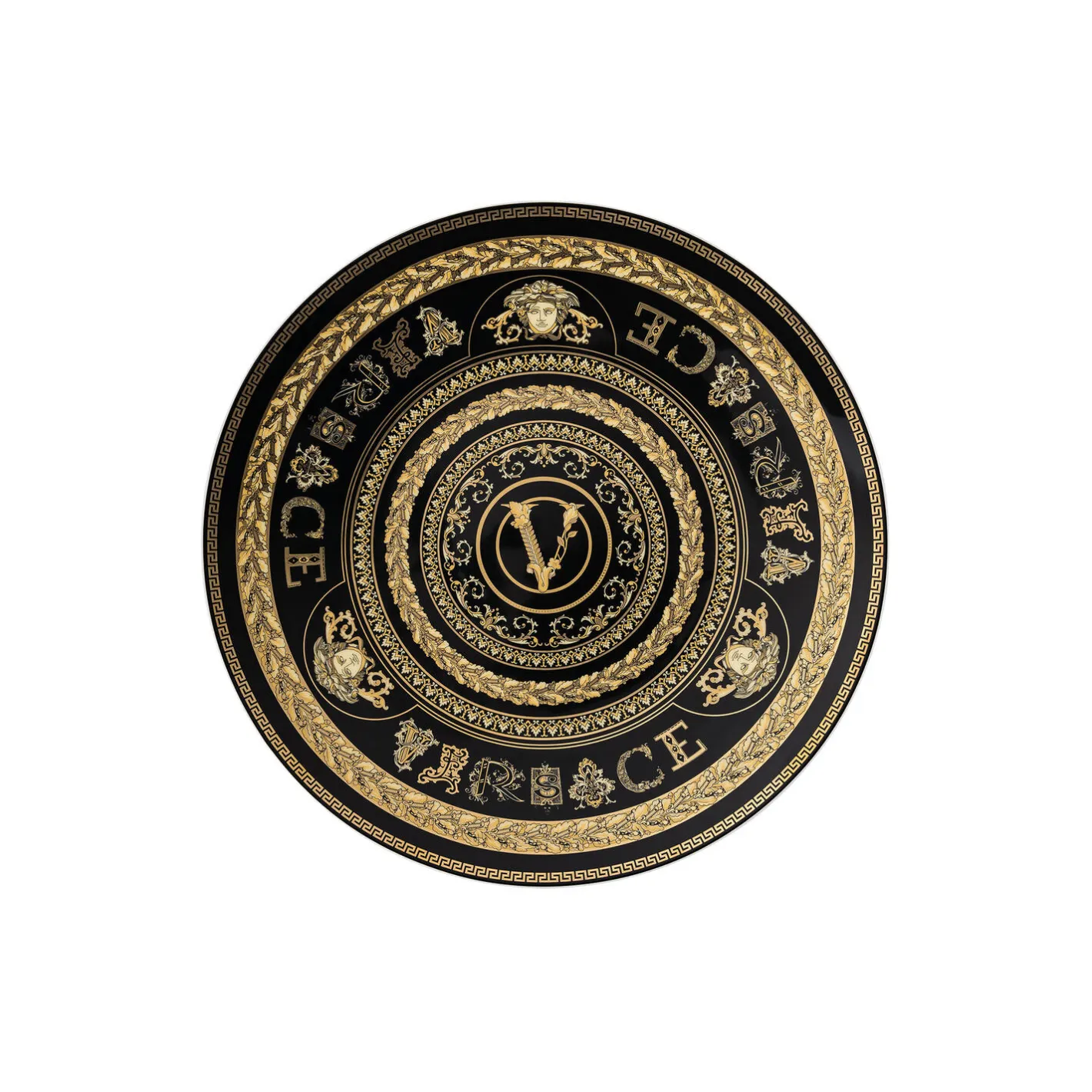Rosenthal x Versace Virtus Gala Charger Plate Ø 33 cm black