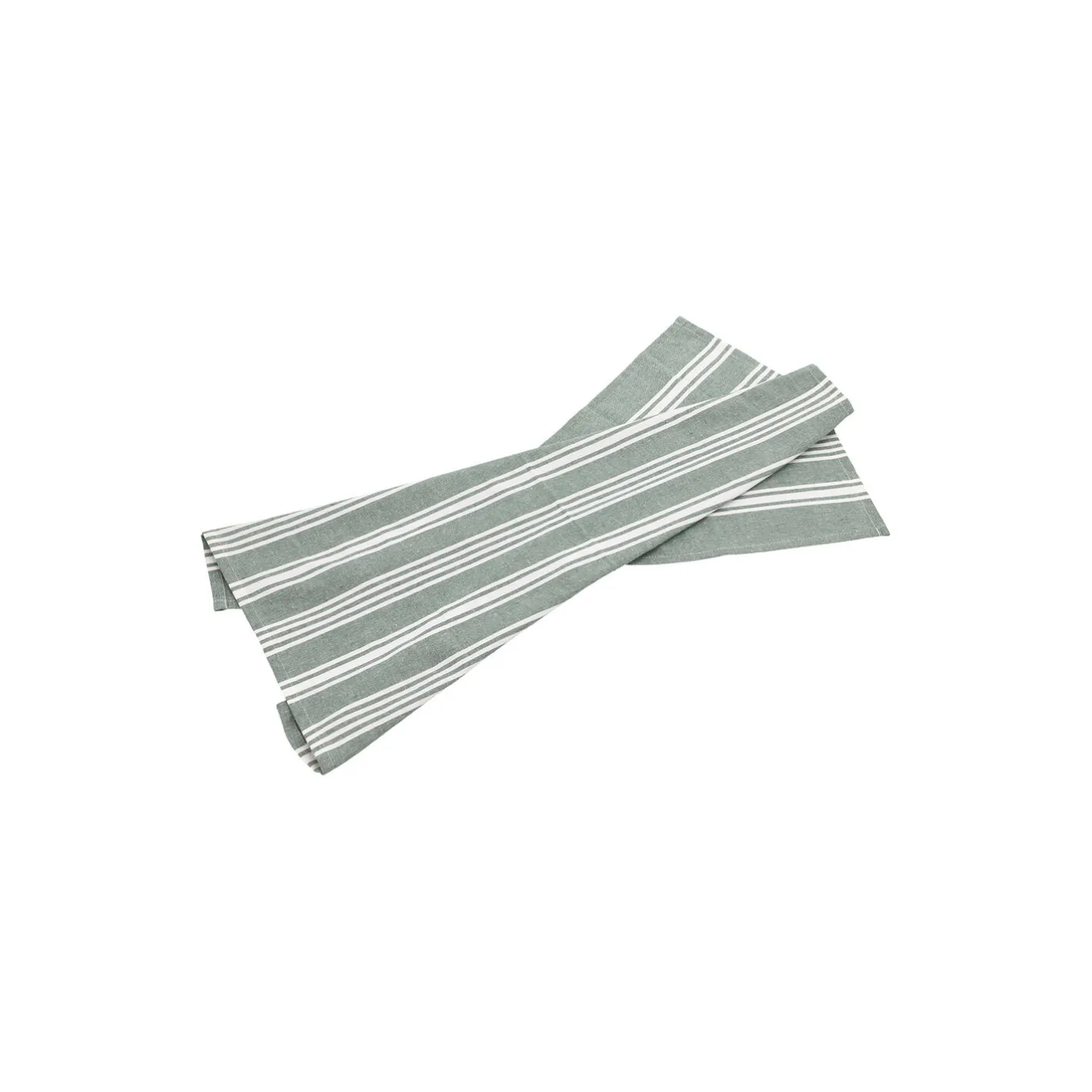 Outlet Bastian Viskestykke recycle Eco Stripe, green bay