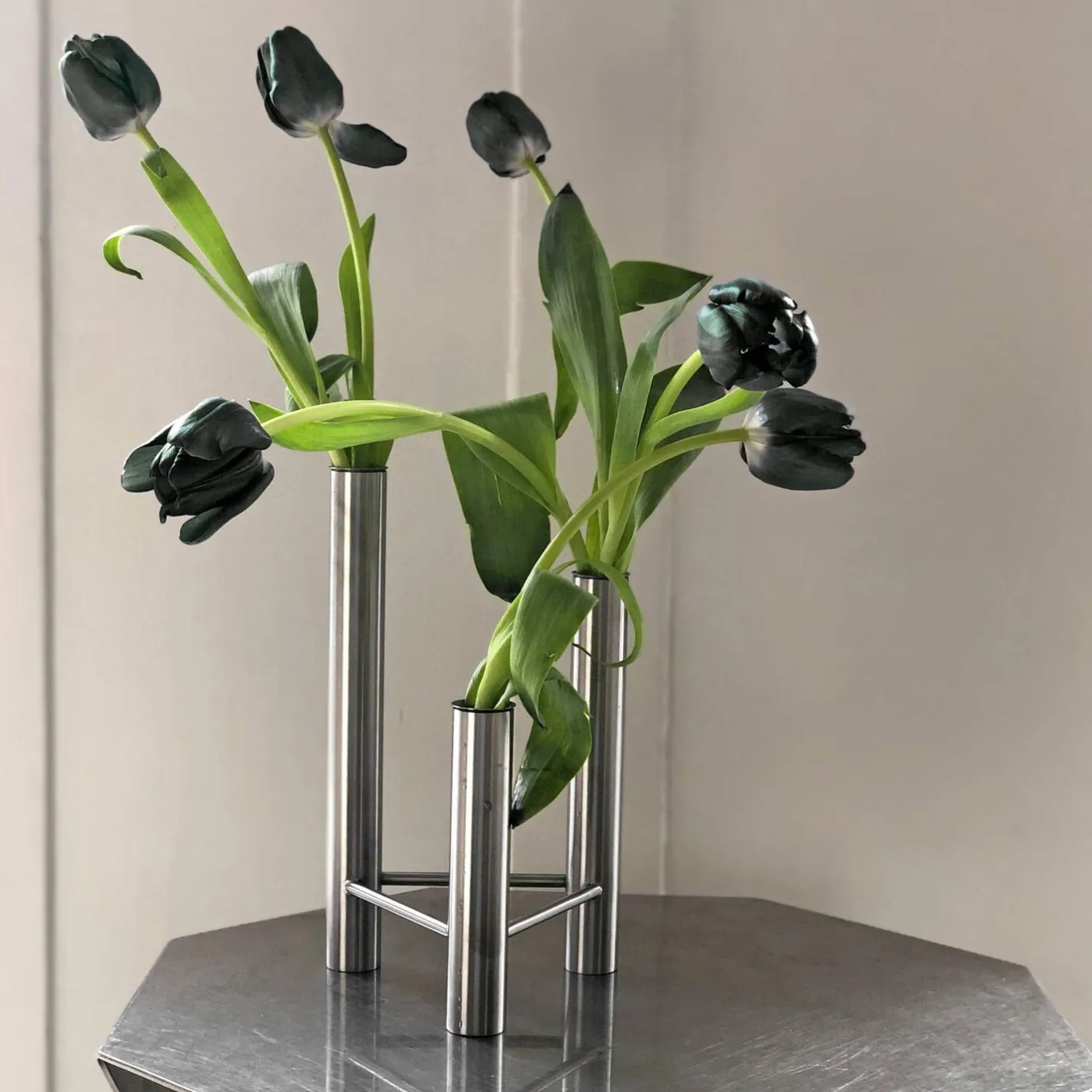 Best Kay Bojesen VISTA lysestage/vase, poleret poleret, poleret, poleret