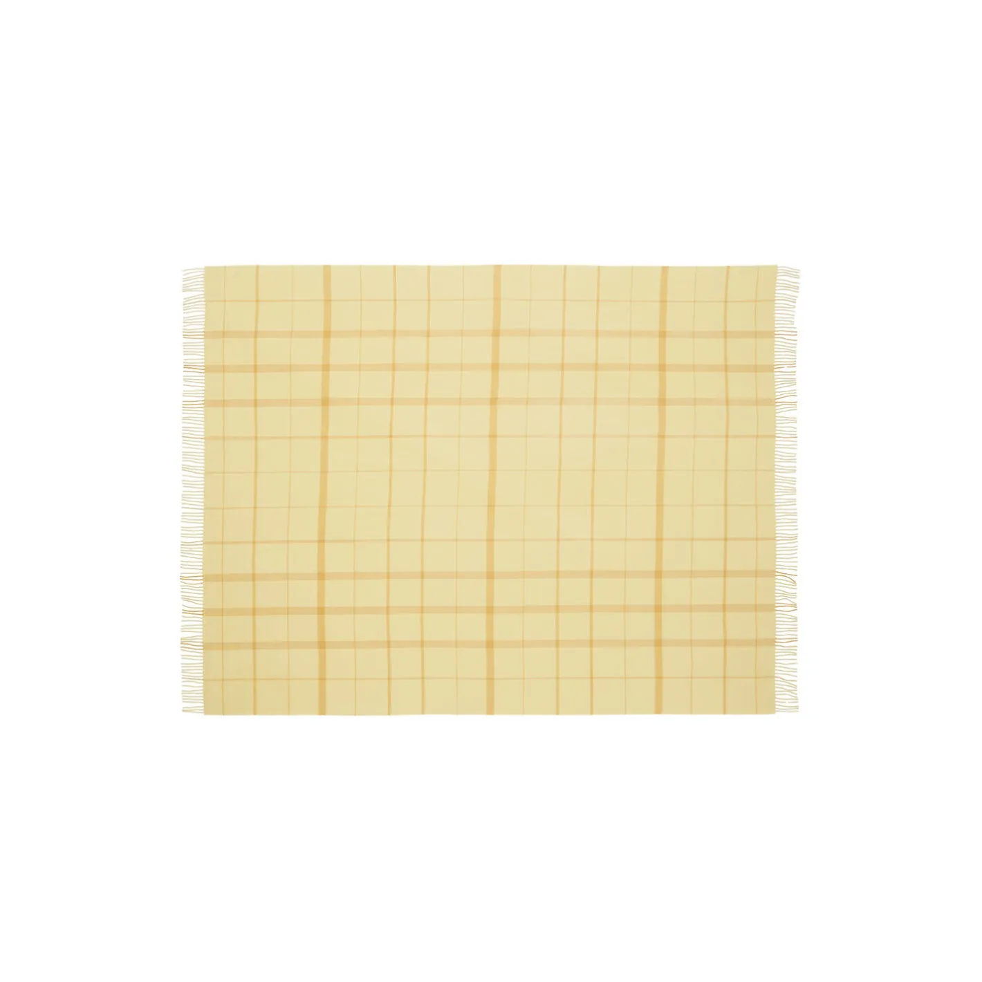 Silkeborg Uldspinderi Warp and Weft plaid, 02101 balance - chamomile/mustard> Plaider