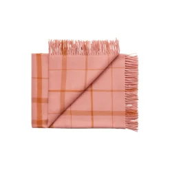 Silkeborg Uldspinderi Warp and Weft plaid, 02103 love - coral/amber 02103 love coral/amber