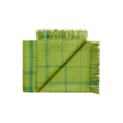 Silkeborg Uldspinderi Warp and Weft plaid, 02104 sprout - lime/grass> Plaider