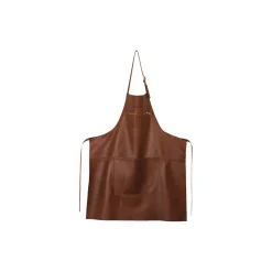 New Dutchdeluxes Zipper læderforklæde, classic brown