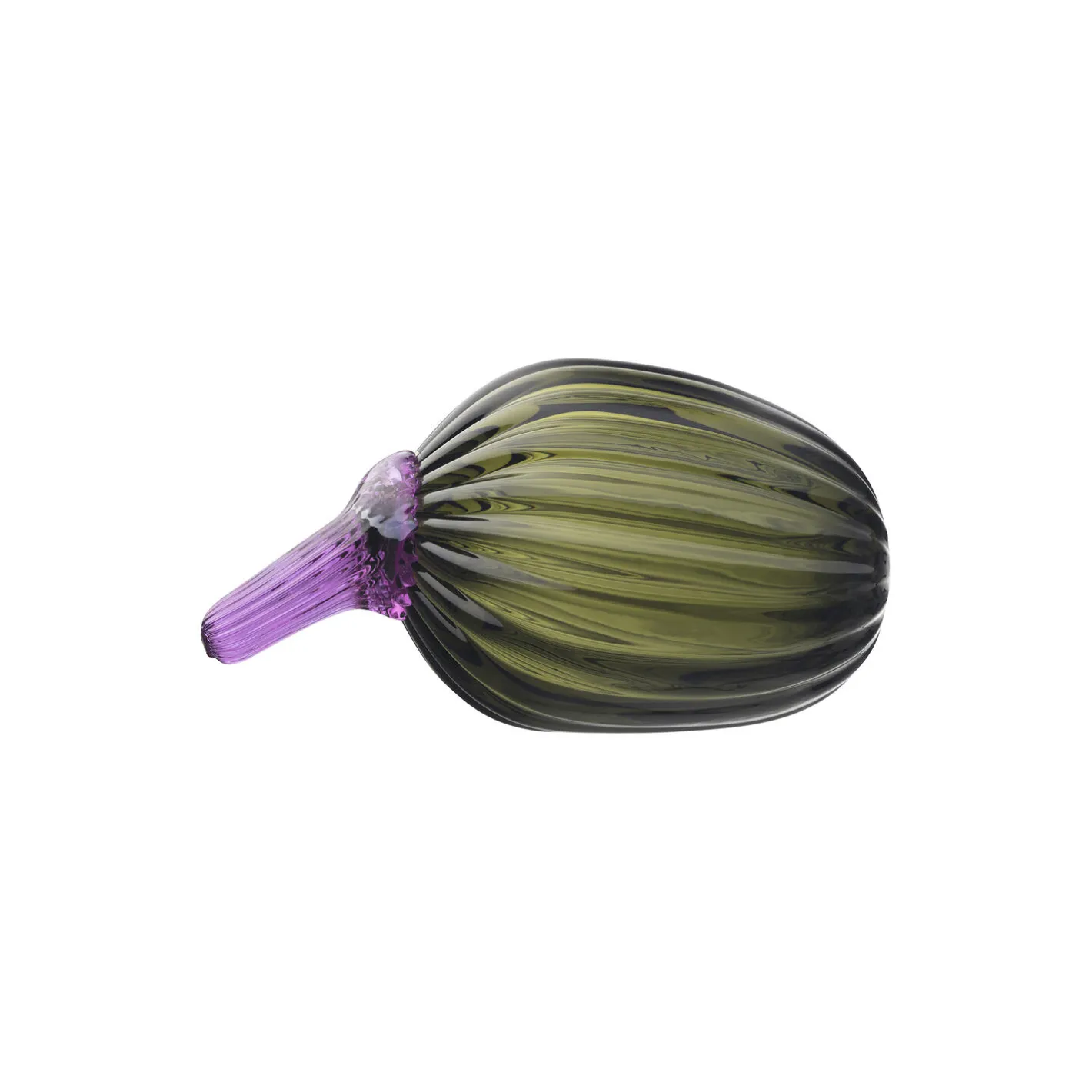 Iittala Zucchini glasfigur, moss green> Figurer & Glaskunst