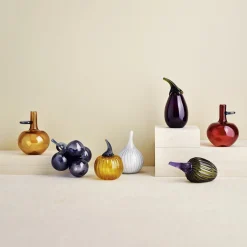 Iittala Zucchini glasfigur, moss green> Figurer & Glaskunst